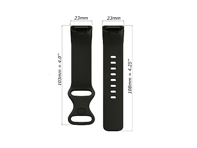 (image for) Replacement Silicone Watch Strap Band For Fitbit Charge 5 Purple - Small (4)
