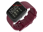 (image for) Silicone Watch Strap Band QR For Fitbit Versa 1, 2, Lite - Maroon Large - M1