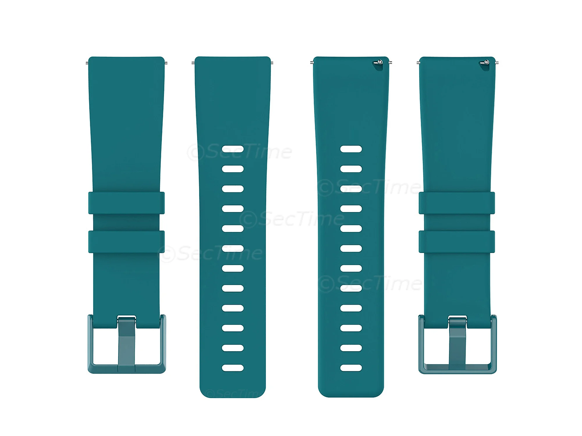 (image for) Silicone Watch Strap Band QR For Fitbit Versa 1, 2, Lite - Turquoise Large - M1 (4)
