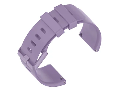 (image for) Silicone Watch Strap Band QR For Fitbit Versa 1, 2, Lite - Lilac Small - M1 (2)