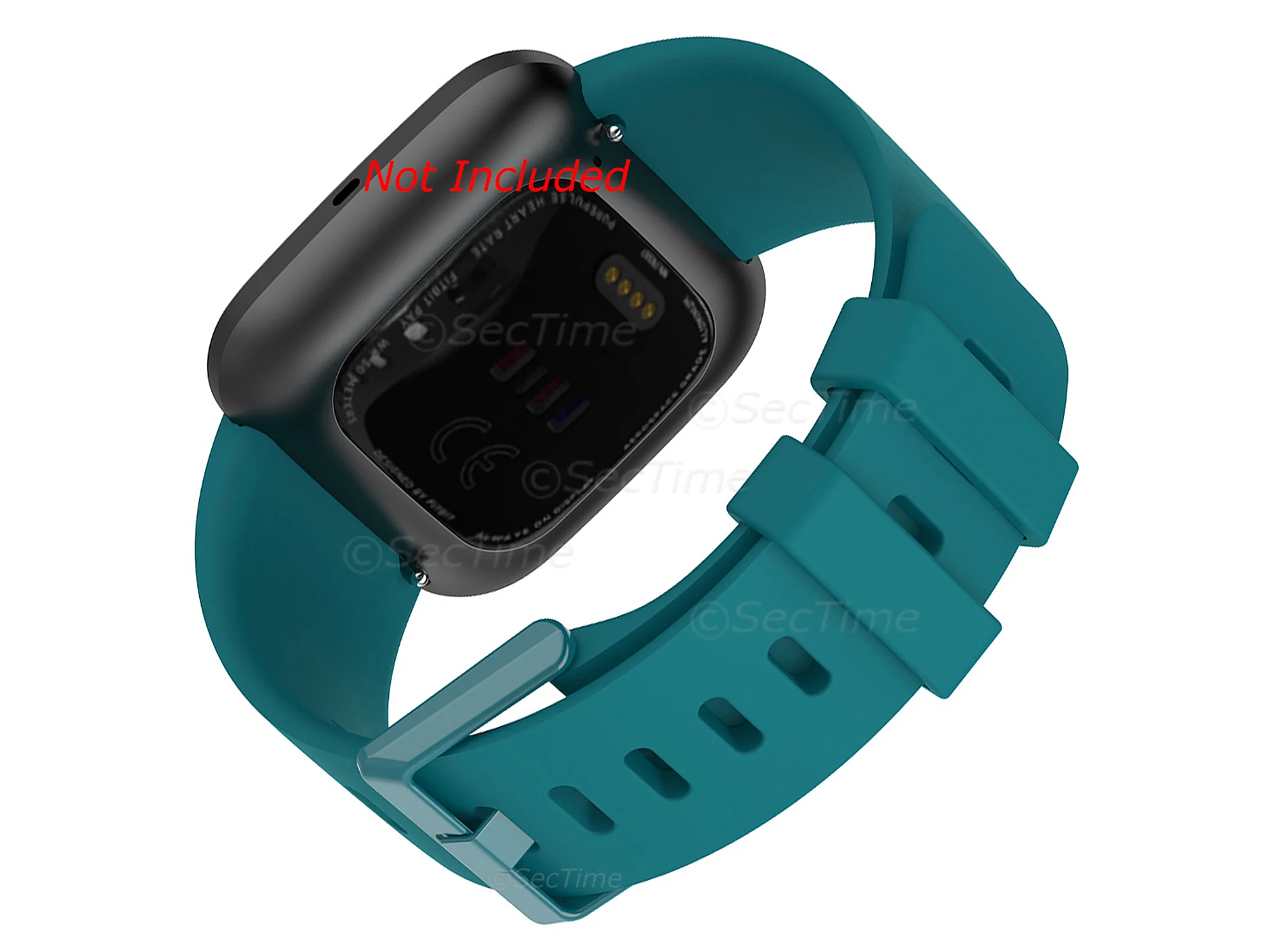 (image for) Silicone Watch Strap Band QR For Fitbit Versa 1, 2, Lite - Turquoise Small - M1 (1)