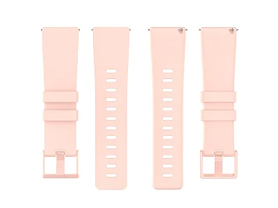 (image for) Silicone Watch Strap Band QR For Fitbit Versa 1, 2, Lite - Pink Small - M1 (4)