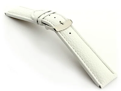 (image for) Watch Strap Band Freiburg RM Genuine Leather 18mm White/White (1)