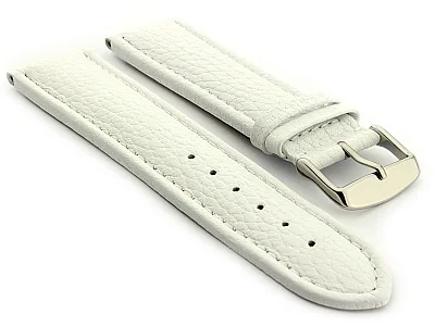 (image for) Watch Strap Band Freiburg RM Genuine Leather 18mm White/White