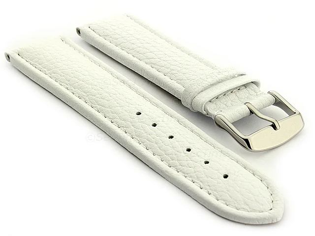 (image for) Watch Strap Band Freiburg RM Genuine Leather 18mm White/White