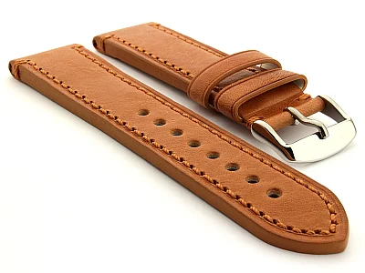 (image for) Leather Watch Strap Grand Catalonia Brown 18mm (1)