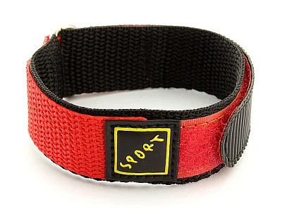 (image for) Hook & Loop Watch Strap Sport, Nylon Orange 12mm (1)