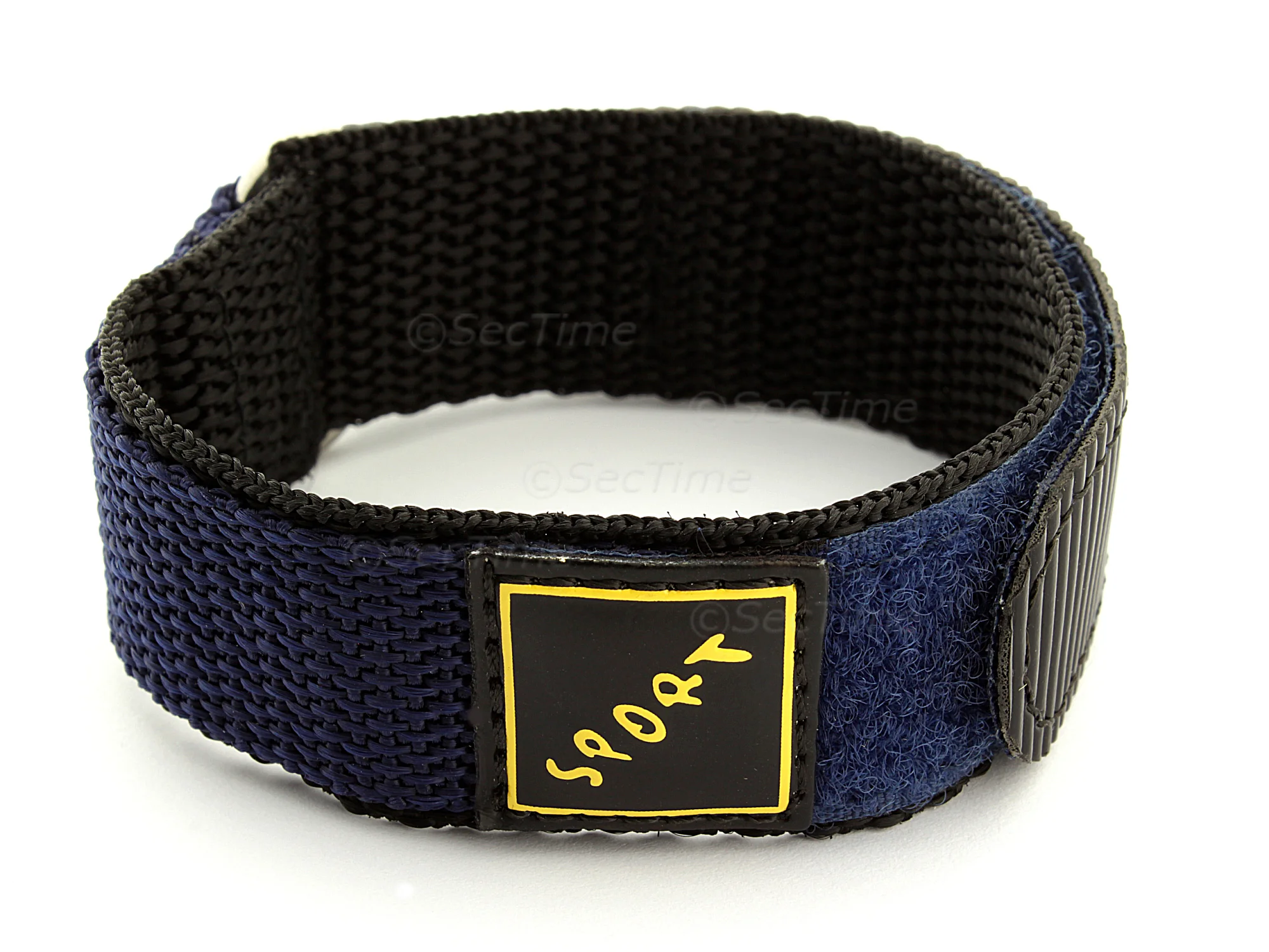 (image for) Hook & Loop Watch Strap Sport, Nylon Blue 20mm (1)