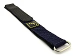(image for) Hook & Loop Watch Strap Sport, Nylon Blue 22mm