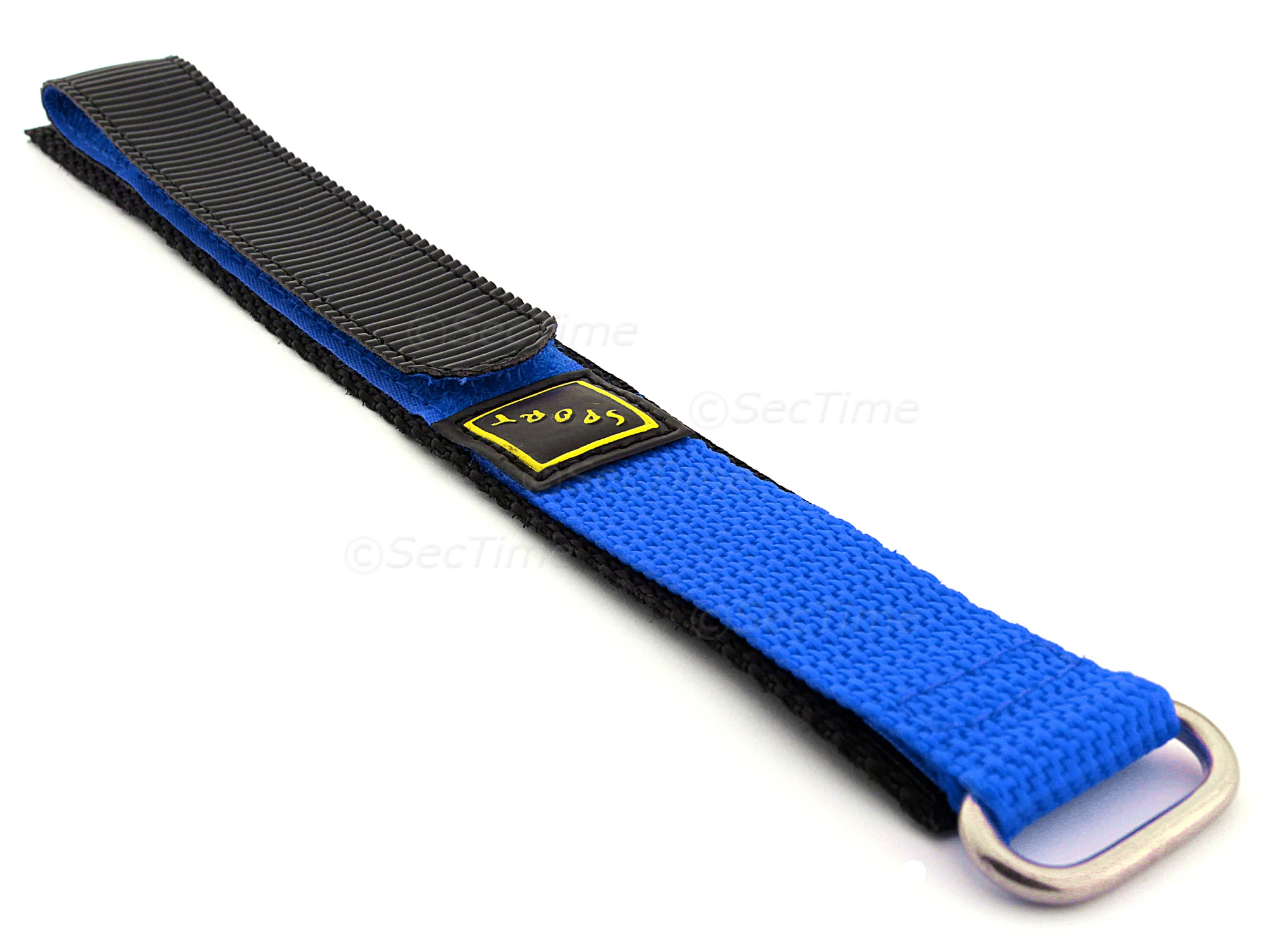 (image for) Hook & Loop Watch Strap Sport, Nylon Sky Blue 22mm