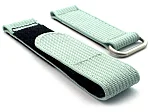 (image for) Quick Release Watch Strap Ribbed Nylon Hook & Loop TP Cyan 20mm