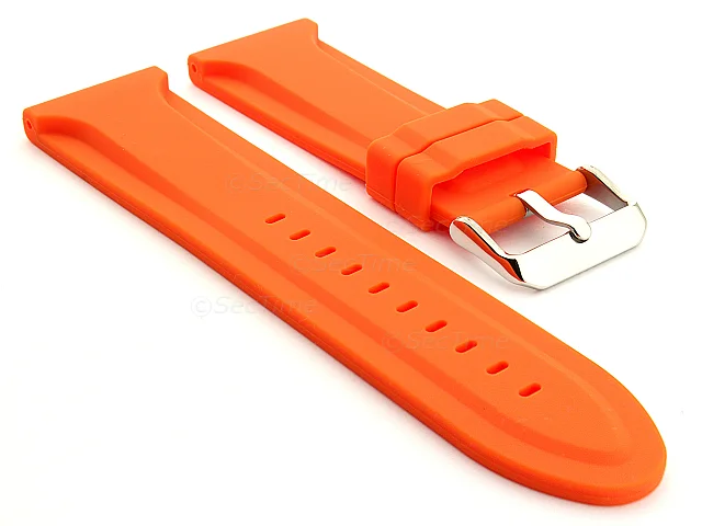 (image for) Silicone Watch Strap Jumbo Waterproof Orange 26mm