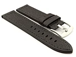 (image for) Replacement WATCH STRAP Luminor Genuine Leather Black/Black 26mm