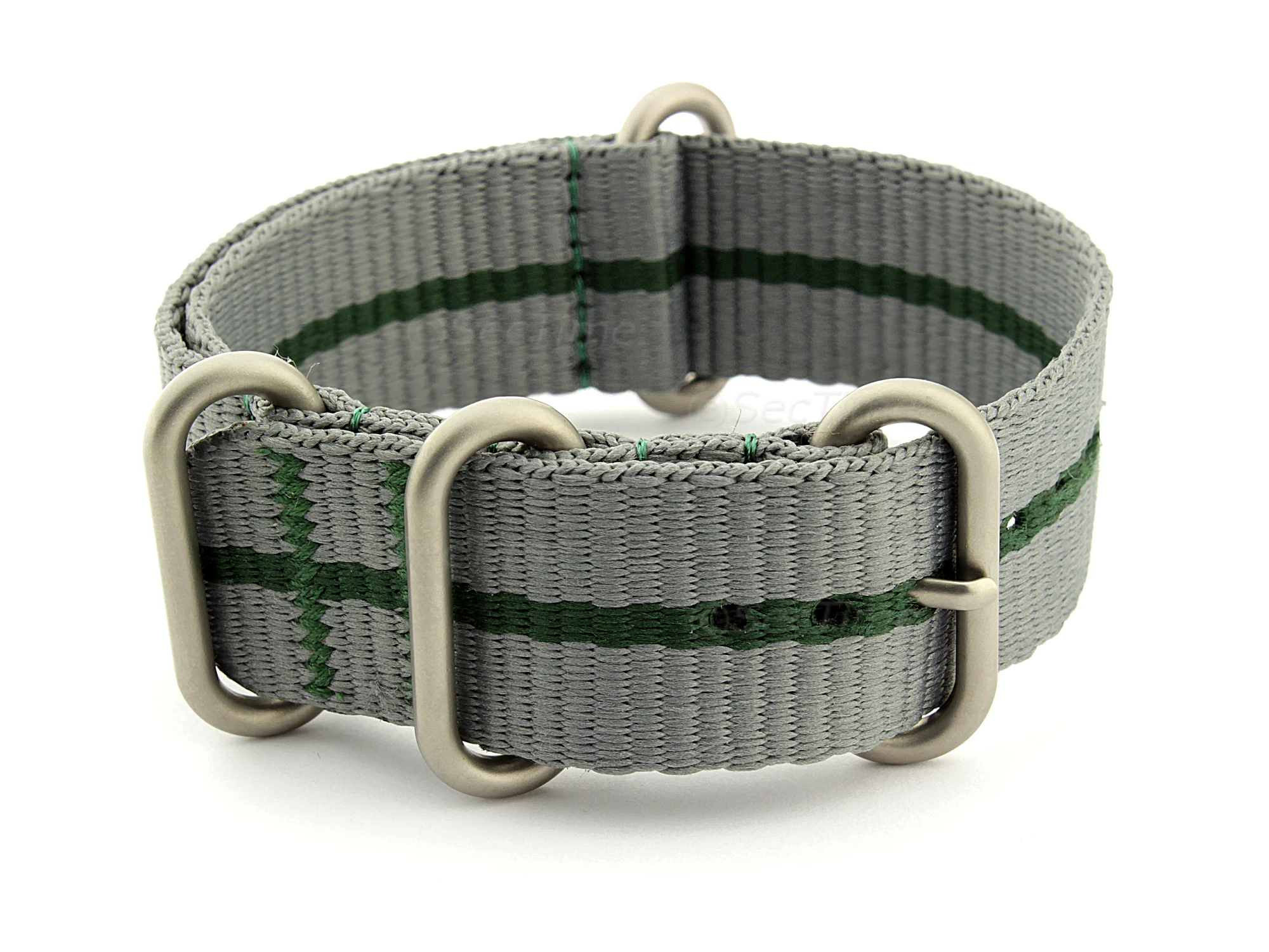 (image for) Nato Watch Strap CS Grey/Green 18mm (1)