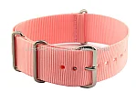 (image for) NATO G10 Watch Strap Military Nylon Divers (3 rings) Salmon 22mm 