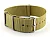 (image for) NATO G10 Watch Strap Military Nylon Divers (3 rings) Light Green 22mm 