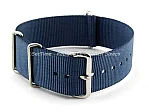 (image for) NATO G10 Nylon Watch Strap Military Divers (3 rings) Navy Blue 22mm