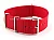 (image for) NATO G10 Watch Strap Military Nylon Divers (3 rings) Red 22mm