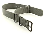 (image for) Nato G10 Nylon Watch Strap PVD Buckle Ash Grey 18mm