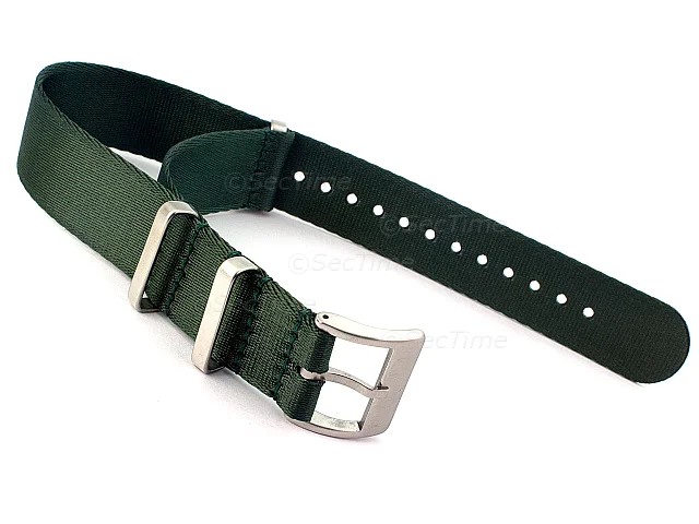 (image for) 20mm Green Seatbelt Nato Watch Strap Military Divers