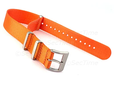 (image for) 20mm Orange Seatbelt Nato Watch Strap Military Divers