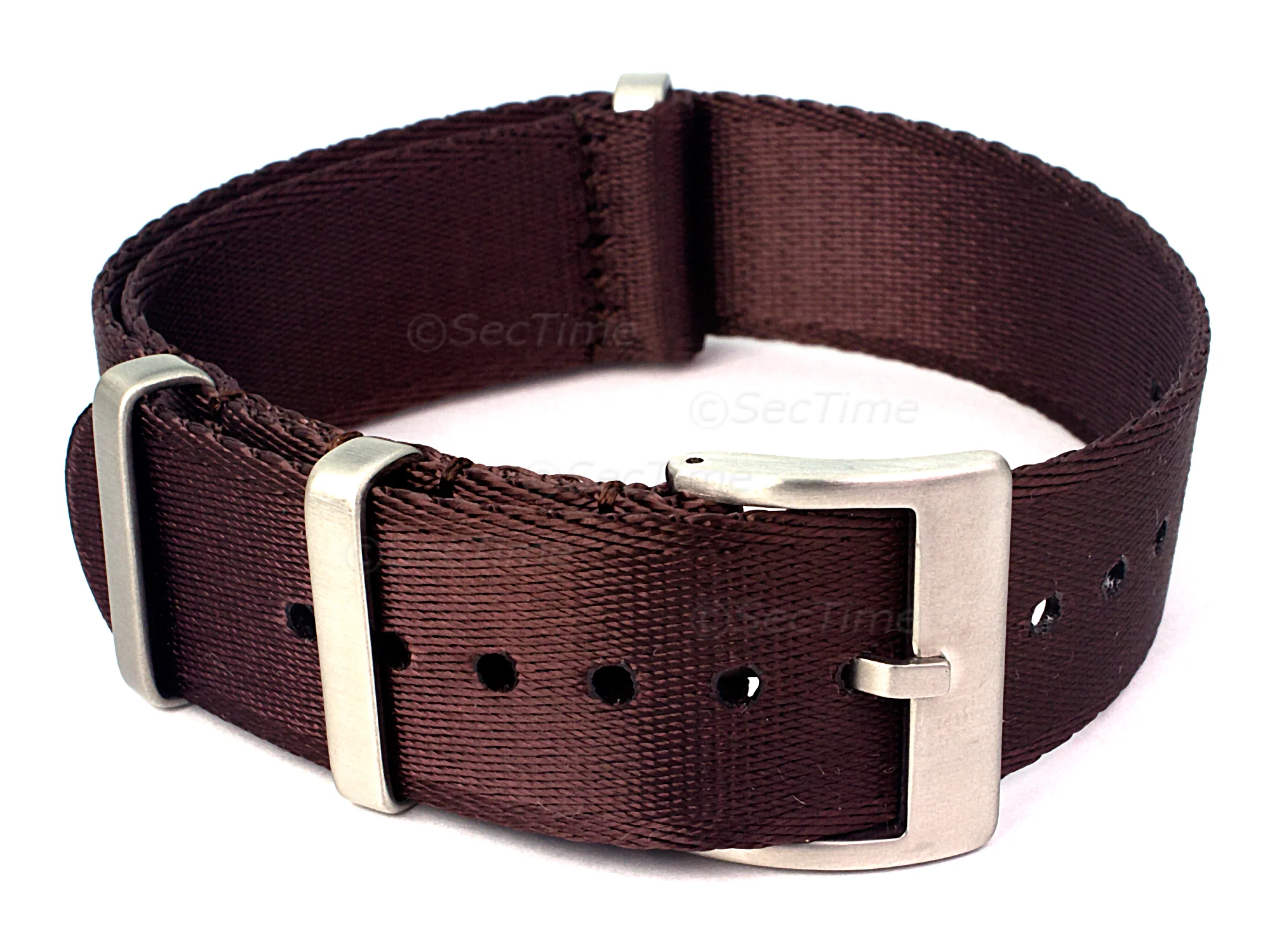 (image for) 22mm Maroon Seatbelt Nato Watch Strap Military Divers (1)