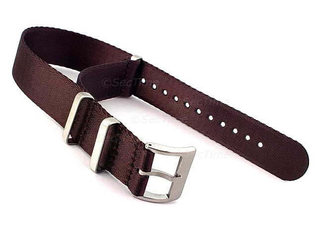 (image for) 22mm Maroon Seatbelt Nato Watch Strap Military Divers