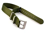 (image for) 18mm Olive Green Seatbelt Nato Watch Strap Military Divers