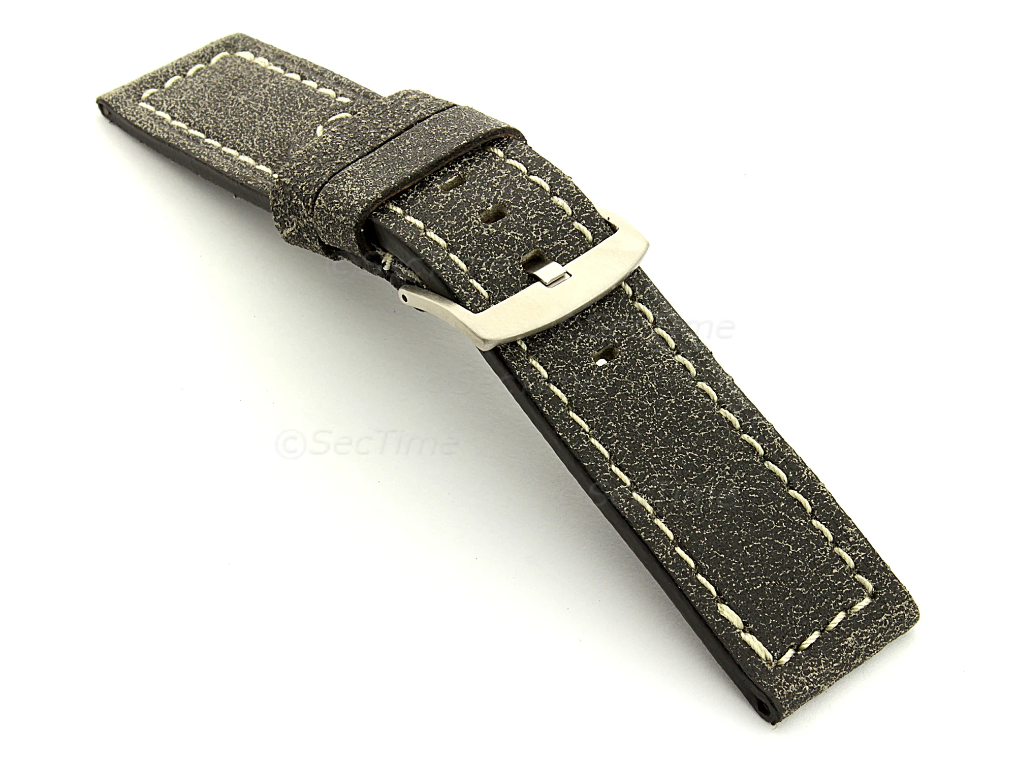 (image for) Leather Watch Band Panor Jeans 24mm