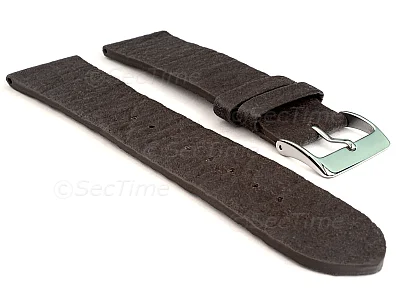 (image for) Real Pineapple(Ananas) Watch Strap Band Vegan Dark Brown 16mm