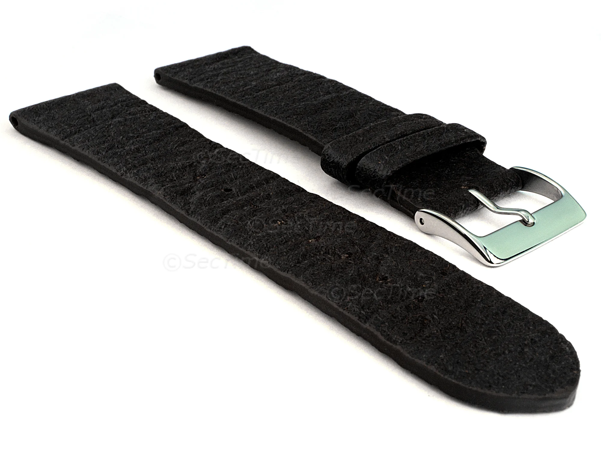 (image for) Real Pineapple(Ananas) Watch Strap Band Vegan Black 16mm