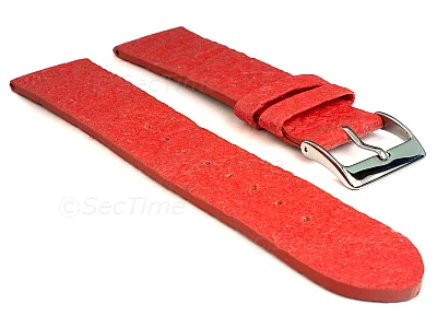 (image for) Real Pineapple(Ananas) Watch Strap Band Vegan Red 22mm