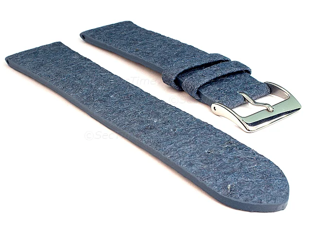 (image for) Real Pineapple(Ananas) Watch Strap Band Vegan Blue 16mm