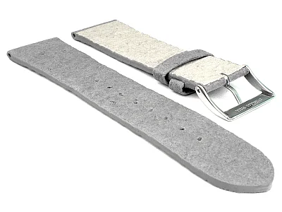 (image for) Real Pineapple(Ananas) Watch Strap Band Vegan Grey 16mm (1)