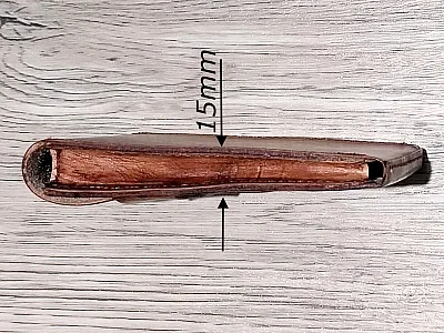 (image for) Genuine Leather Watch Pouch for 1 Wristwatch Brown (5)