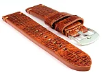 (image for) Old-look Genuine Leather Watch Strap Pride Brown 24mm