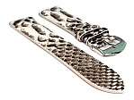 (image for) Genuine Snake Python Leather Watch Strap Band White (Black) 20mm