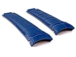 (image for) 20mm/16mm/9mm Blue Curved Leather Watch Strap Compatible w. Rolex Daytona