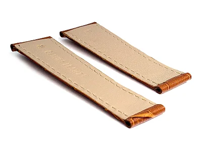 (image for) Genuine Leather Watch Strap Compatible with Rolex Daytona Brown 20mm/16mm (1)