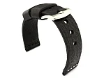 (image for) Genuine Leather Watch Strap RIVIERA RM Black/White 20mm
