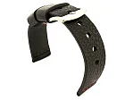 (image for) Genuine Leather Watch Strap RIVIERA RM Black/Red 20mm