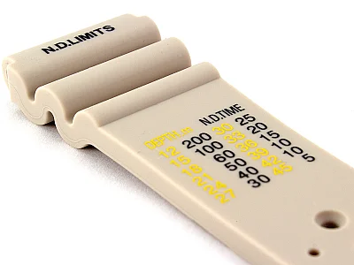 (image for) Silicone Rubber Watch Strap Band PRO Waterproof N.D.LIMITS Beige 18mm (2)