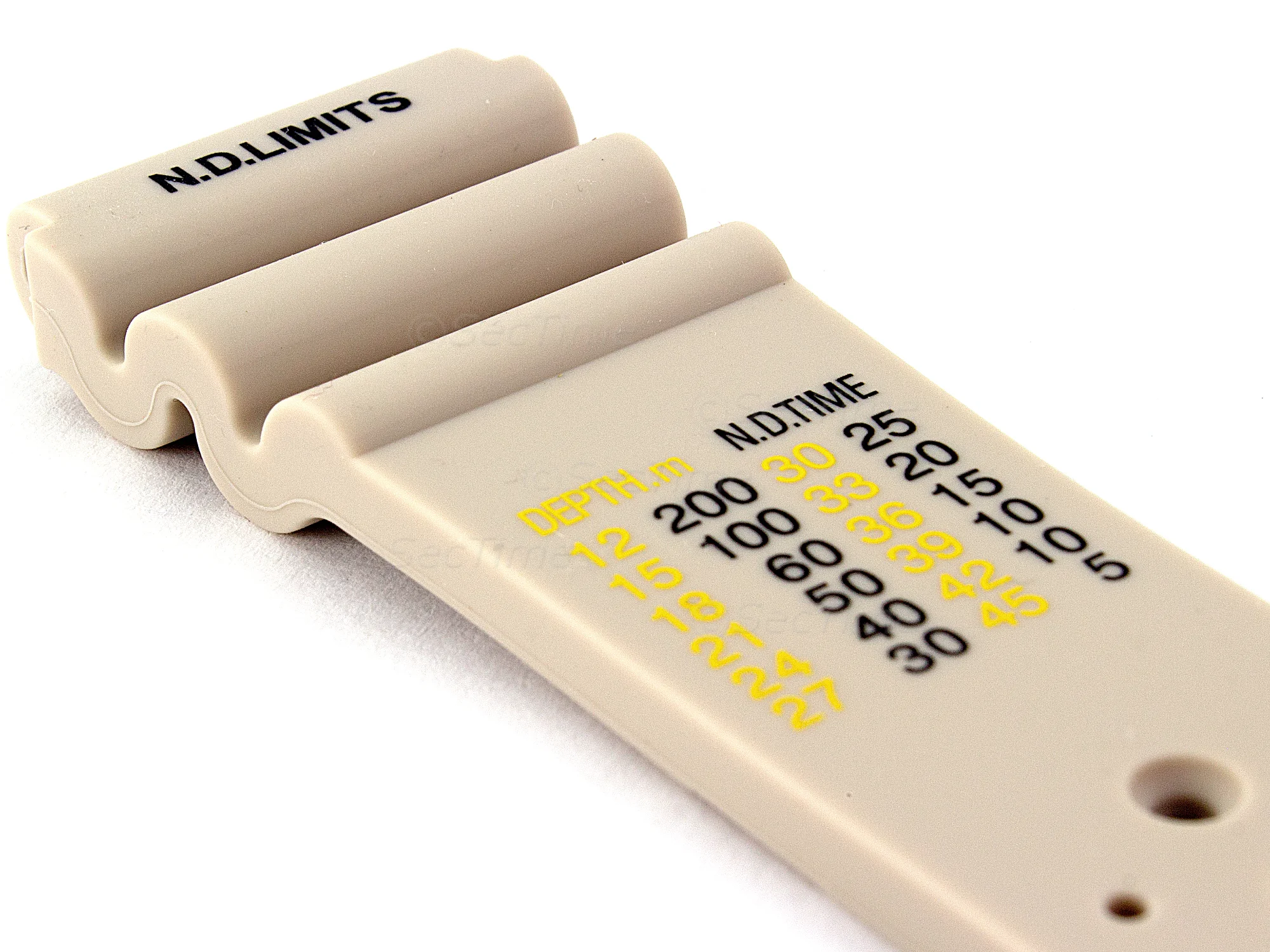 (image for) Silicone Rubber Watch Strap Band PRO Waterproof N.D.LIMITS Beige 18mm (2)