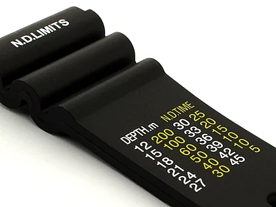 (image for) Silicone Rubber Watch Strap Band PRO Waterproof N.D.LIMITS Black 20mm (2)