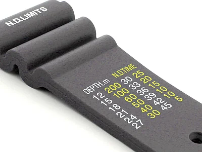 (image for) Silicone Rubber Watch Strap Band PRO Waterproof N.D.LIMITS Grey 18mm (2)