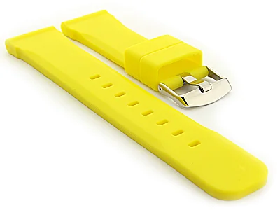 (image for) Silicone Watch Band SN Waterproof Yellow 18mm (1)