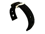 (image for) WATCH STRAP Silicon SPORTS Waterproof Stainless Steel Buckle Black/Black 20mm