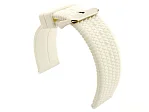 (image for) Silicone Watch Strap Summer Tread Waterproof White 22mm