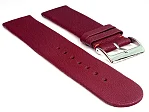 (image for) 22mm Maroon Genuine Leather Watch Strap Band Tact
