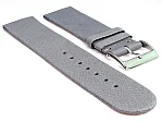 (image for) 22mm Grey Genuine Leather Watch Strap Band Tact